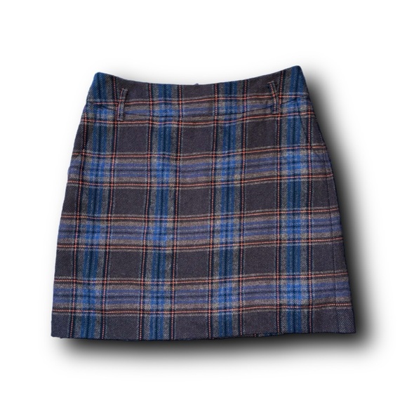 Esprit Dresses & Skirts - Vintage 90s Y2K Esprit Wool Blend Plaid Mini Skirt Academia Mod Twee Vibes